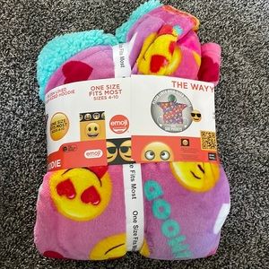 Emoji Blanket OVER SIZED WAYY BIG HOODIE NWT